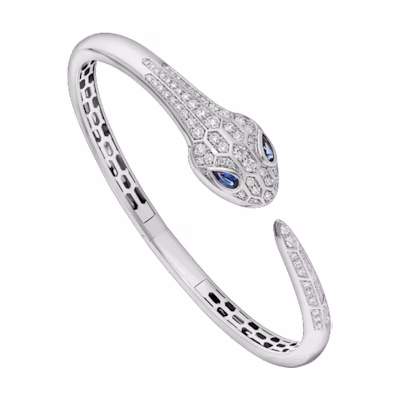 (Women) BVLGARI Serpenti Blue Gold Bracelet for Women. BR858110