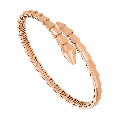 (Women) BVLGARI Serpenti Bracelet 18k Rose Gold Snake Design - Rose Gold Finish 359395