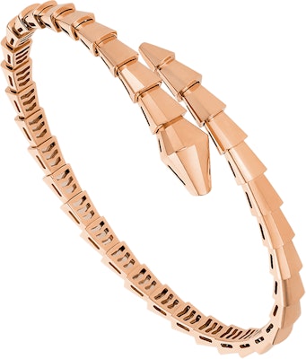 (W) BVLGARI Serpenti 手鐲 18k玫瑰金 蛇形設計 - 玫瑰金色 359395 Shop (W) BVLGARI Serpenti 手鐲 18k玫瑰金 蛇形設計 - 玫瑰金色 359395