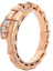Order (W) BVLGARI 蛇形钻石戒指 女士玫瑰金设计. AN859914