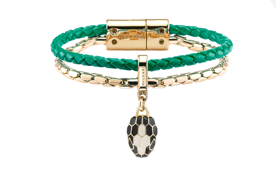 (Women) BVLGARI Serpenti Forever  Leather Bracelet - Elegant Snake Design. 290633 圖 3