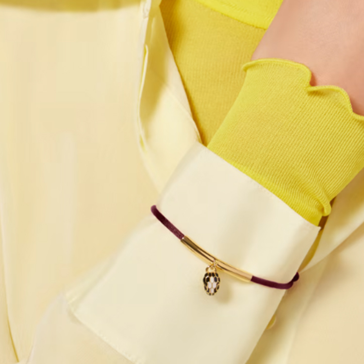 (Women) BVLGARI Serpenti Forever Red Bracelet with Snakehead Charm for Women. 293312 圖 5