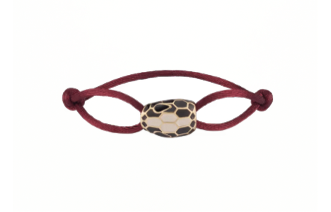 (Women) BVLGARI Serpenti Gold-Plated Bracelet for Women - Maroon Red 293315 圖 3
