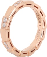 (Women) BVLGARI Serpenti Viper 18K Rose Gold Diamond Ring for Women - Rose Gold 353265 (Women) BVLGARI Serpenti Viper 18K Rose Gold Diamond Ring for Women - Rose Gold 353265