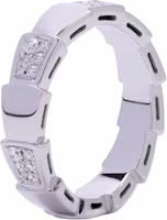 (Women) Bvlgari Serpenti Viper 18K White Gold Diamond Ring - Wedding Band AN857931 (Women) Bvlgari Serpenti Viper 18K White Gold Diamond Ring - Wedding Band AN857931