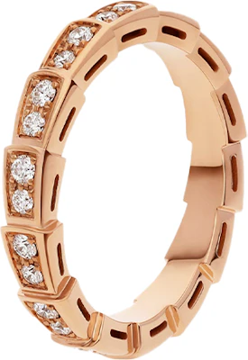(W) BVLGARI Serpenti Viper Cincin Emas Rose 18K Klasik Wanita AN856980 Order (W) BVLGARI Serpenti Viper Cincin Emas Rose 18K Klasik Wanita AN856980