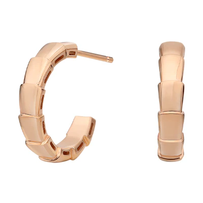 (Women) Bvlgari Serpenti Viper Earrings Rose Gold Jewelry OR858570356174