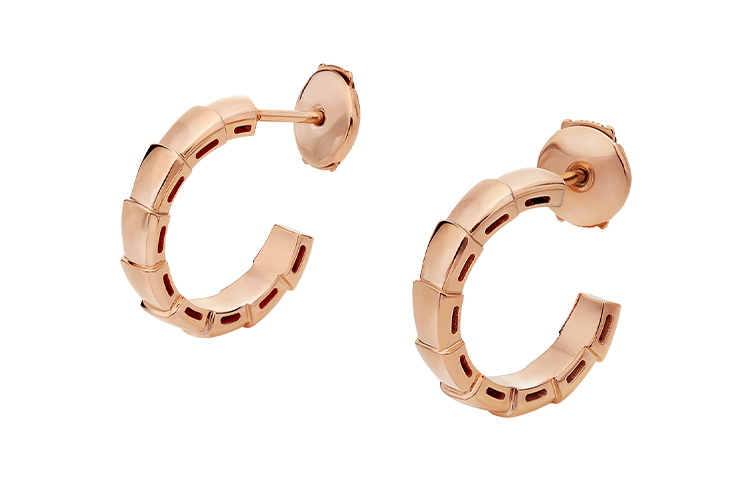 Lookbook (W) 寶格麗 Serpenti Viper 玫瑰金耳環珠寶 OR858570356174