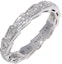 Buy (W) BVLGARI Serpenti Viper纖細滿鑽18K白金戒指銀色 AN856949