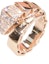 Order (W) BVLGARI Serpenti Viper 寬版蛇形18K玫瑰金戒指 女款 AN855318