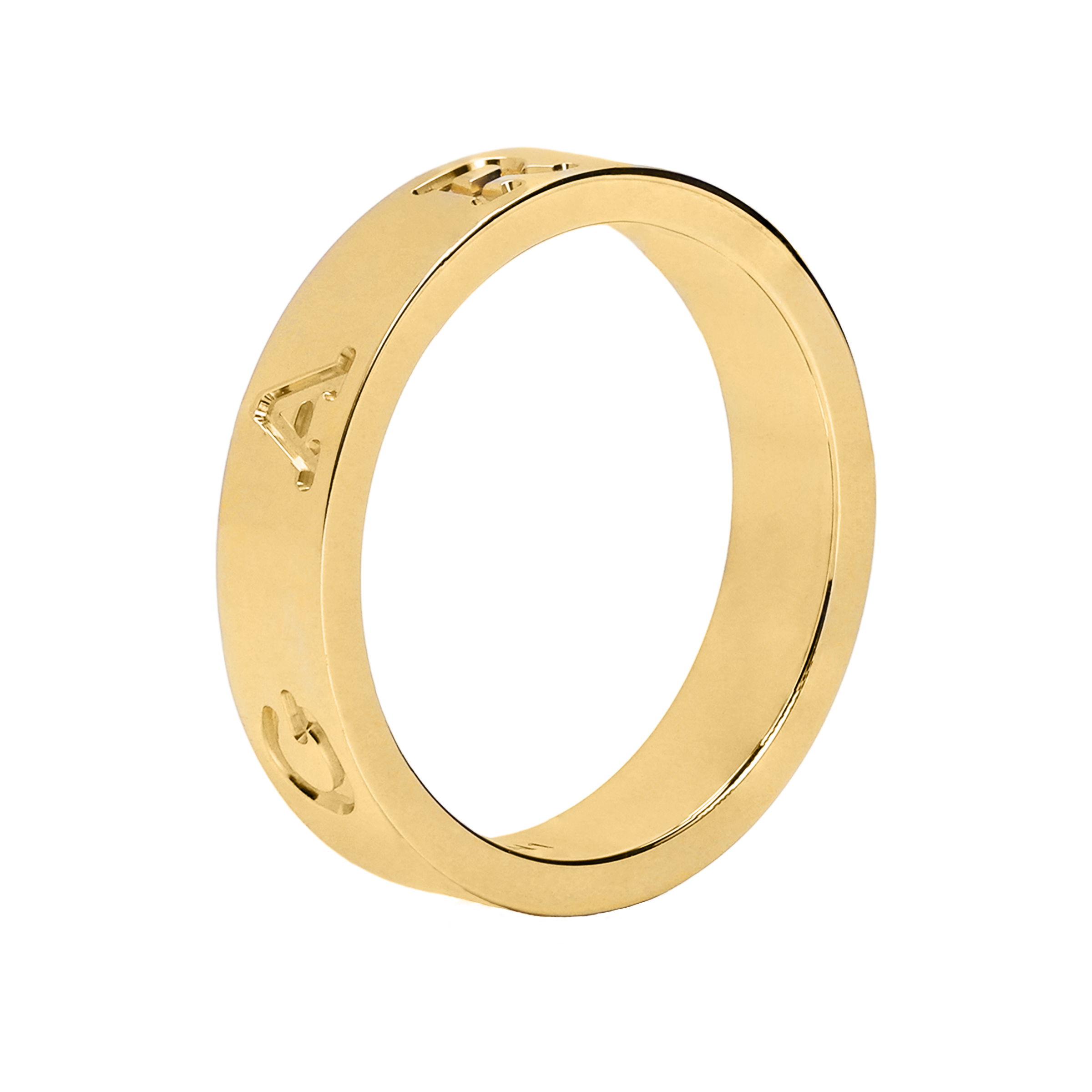 (Women) BVLGARI Unique 18K Gold Ring for Women - Gold. 360357