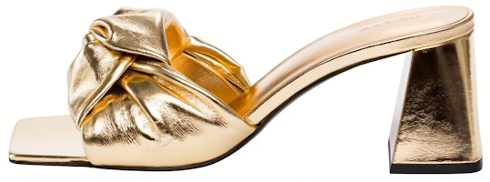 (Women) By Far 7.5cm 'Gold Comfortable Versatile Slide' 23SSLAMAMPCHA (Women) By Far 7.5cm 'Gold Comfortable Versatile Slide' 23SSLAMAMPCHA