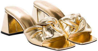 Lookbook (Women) By Far 7.5cm 'Gold Comfortable Versatile Slide' 23SSLAMAMPCHA