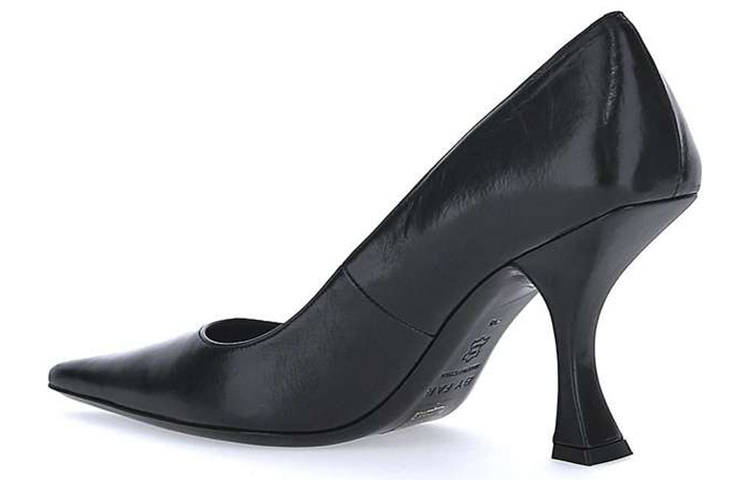 (W) By Far 'Elegant Black Creased Pointed High Heels' 圖 3
