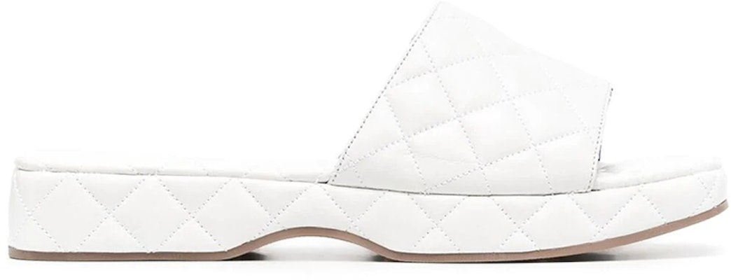 (W) By Far 缝线皮革凉鞋 白色 21SSLILOMWHCRE Order (W) By Far 缝线皮革凉鞋 白色 21SSLILOMWHCRE