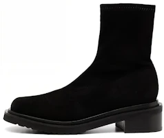 (Women) By Far Ankle Boot 'Black Leather Fashion Casual' 21PFKAHBBLSTS (Women) By Far Ankle Boot 'Black Leather Fashion Casual' 21PFKAHBBLSTS