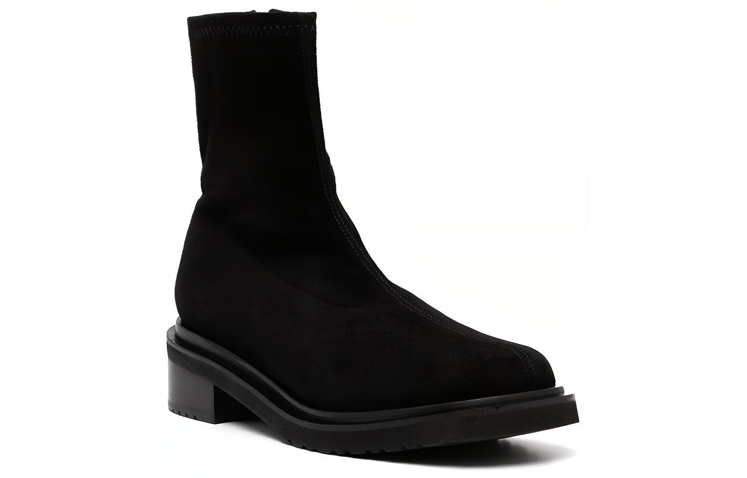 (W) By Far Ankle Boot 'Black Leather Fashion Casual' 圖 2