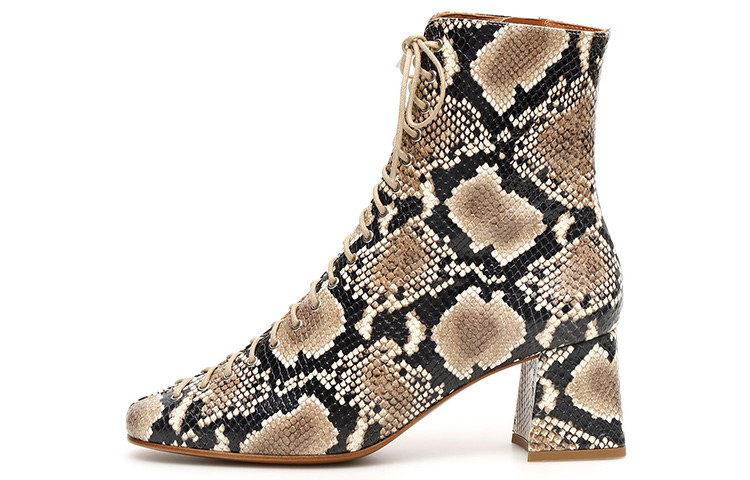 (W) By Far Ankle Boot 'Fashion Pattern Brown'