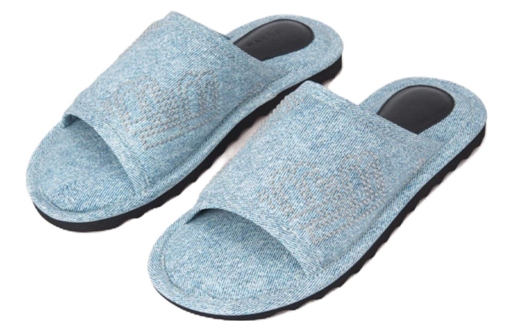 (W) By Far Ari 'Blue Slip-on Mules' 圖 2