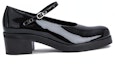 Order (W) By Far Beth 'Mary Jane Tumit Blok Kulit Berserta Gesper' 23CRBETLBLP