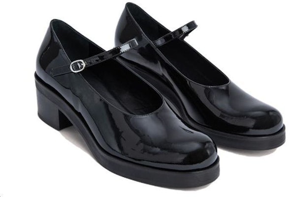 (Women) By Far Beth 'Leather Buckle Block-Heel Mary Jane' 23CRBETLBLP Shop (Women) By Far Beth 'Leather Buckle Block-Heel Mary Jane' 23CRBETLBLP