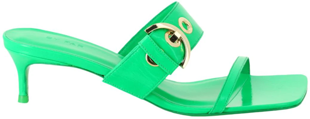 (Women) By Far Bettina 'Green Square-Toe Slip-On Slides' 22SSBTNBLCCE-157661 Order (Women) By Far Bettina 'Green Square-Toe Slip-On Slides' 22SSBTNBLCCE-157661