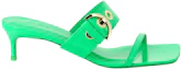 Order (Women) By Far Bettina 'Green Square-Toe Slip-On Slides' 22SSBTNBLCCE-157661