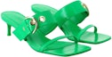 Shop (W) By Far Bettina 'Sandal Jepit Slip-On Hujung Petak Hijau' 22SSBTNBLCCE-157661