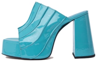 (Women) By Far Brad 'Blue Open-Toe Slide' 23SSBRAMAQP (Women) By Far Brad 'Blue Open-Toe Slide' 23SSBRAMAQP