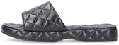 Buy (W) Sandalias de Piel de Ternera By Far Peep-Toe 'Negro' 21SSLILOMBLCRE