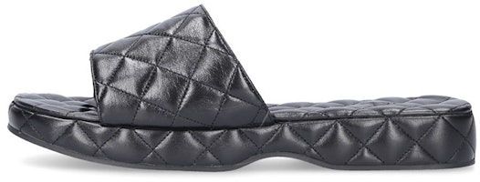 (Women) By Far Calf Leather Peep-Toe Sandals 'Black' 21SSLILOMBLCRE (Women) By Far Calf Leather Peep-Toe Sandals 'Black' 21SSLILOMBLCRE
