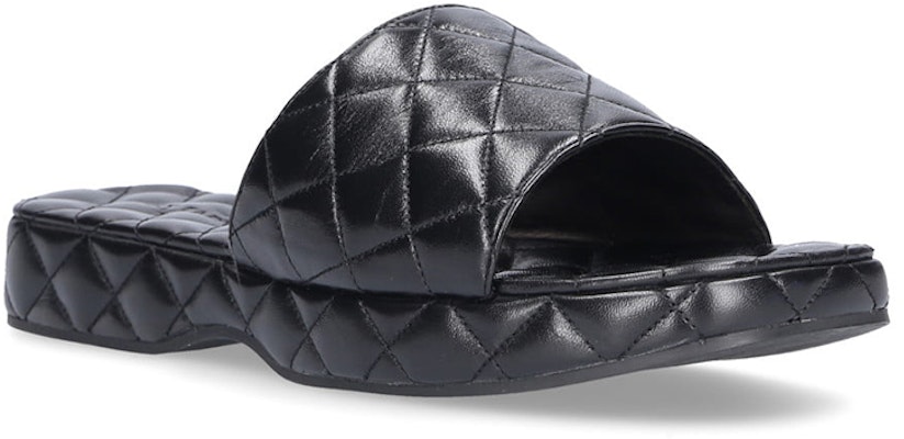 (W) Sandalias de Piel de Ternera By Far Peep-Toe 'Negro' 21SSLILOMBLCRE Order (W) Sandalias de Piel de Ternera By Far Peep-Toe 'Negro' 21SSLILOMBLCRE