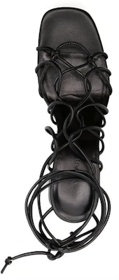 (Women) By Far Calfskin Mid-Heel Sandals 'Black Ribbon' 23SSALESBLNAPBL Shop (Women) By Far Calfskin Mid-Heel Sandals 'Black Ribbon' 23SSALESBLNAPBL