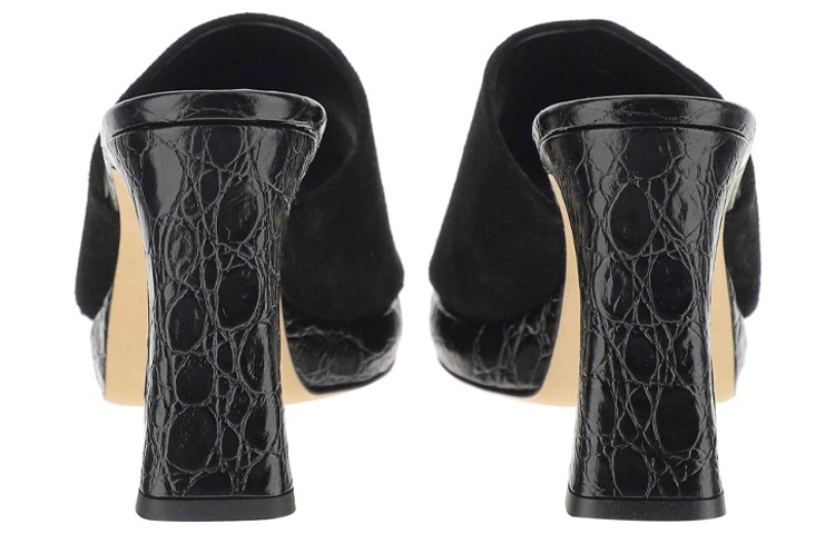 (W) By Far Calfskin Slide 'Black Fashion Sandal' 圖 4