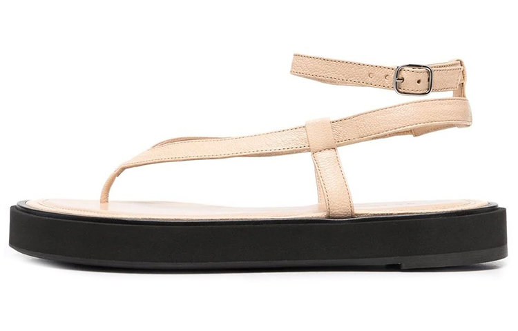 (W) By Far Cece Platform Sandal 'Beige'