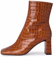 (Women) By Far Celine Ankle Boot 'Brown Croc Embossed' 20FWCELBTND (Women) By Far Celine Ankle Boot 'Brown Croc Embossed' 20FWCELBTND