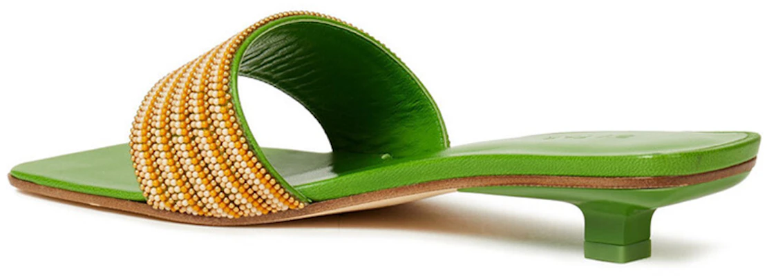 (W) Sandalias de Moda By Far Ceni 'Cuero Verde con Cristales Decorativos' 20SSCNISKGL Lookbook (W) Sandalias de Moda By Far Ceni 'Cuero Verde con Cristales Decorativos' 20SSCNISKGL
