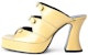 (W) By Far Chaka 'Elegant Buckle Mule Tumit Tinggi - Kuning' 21PFCHKWYWCRE