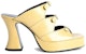 (W) By Far Chaka 'Elegant Buckle Mule Tumit Tinggi - Kuning' 21PFCHKWYWCRE