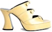 Order (W) By Far Chaka 'Elegant Buckle Mule Tumit Tinggi - Kuning' 21PFCHKWYWCRE