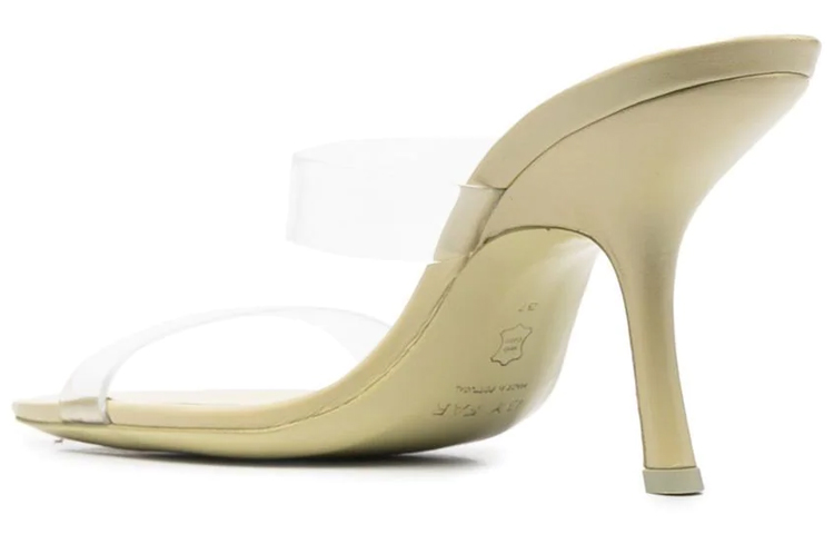 Lookbook (Women) By Far Clara Slip-On Sandals 'Light Yellow' 22SSCLAOLVGLSOLV