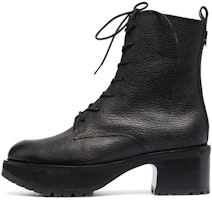 (Women) By Far Cobain Leather Platform Ankle Boots 'Black' 21PFCBBLGRL (Women) By Far Cobain Leather Platform Ankle Boots 'Black' 21PFCBBLGRL