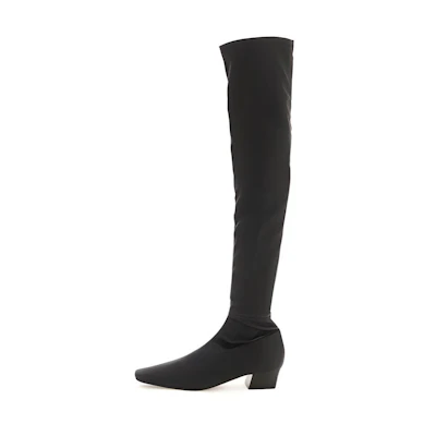 (W) By Far Colette High 'Black Elastic'