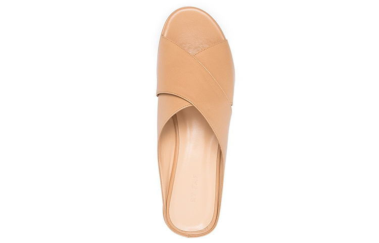 (W) By Far Cross-front Platform Sandals 'Apricot' 圖 4