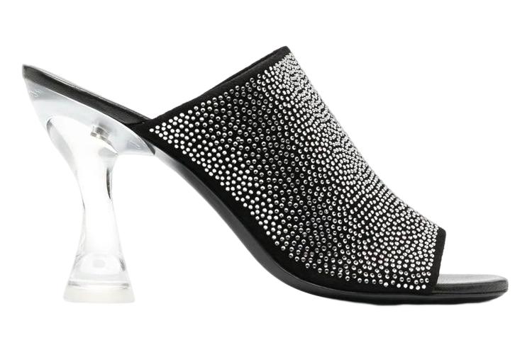 (W) By Far Crystal Mule 'Black' 圖 2