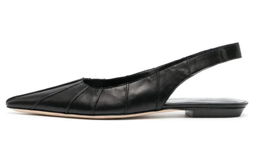 (Women) By Far Cyd 'Black Pointed-Toe Flat' 23SSCYDFBLNAP