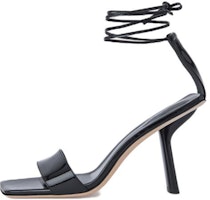 (Women) By Far Devon Sandals 'Black Square-Toe Buckle Strap' 23SSDEVSBLP (Women) By Far Devon Sandals 'Black Square-Toe Buckle Strap' 23SSDEVSBLP