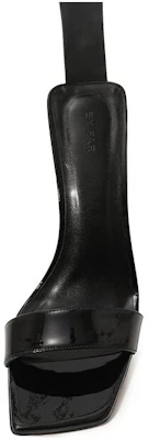 (W) Sandalias By Far Devon 'Negro Punta Cuadrada con Hebilla'. 23SSDEVSBLP Order (W) Sandalias By Far Devon 'Negro Punta Cuadrada con Hebilla'. 23SSDEVSBLP