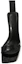 Order (W) Sandalias By Far Devon 'Negro Punta Cuadrada con Hebilla'. 23SSDEVSBLP