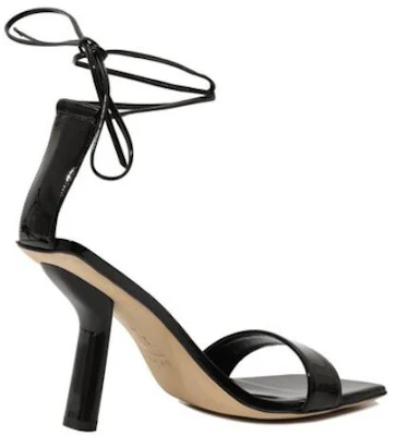 (W) Sandalias By Far Devon 'Negro Punta Cuadrada con Hebilla'. 23SSDEVSBLP Shop (W) Sandalias By Far Devon 'Negro Punta Cuadrada con Hebilla'. 23SSDEVSBLP